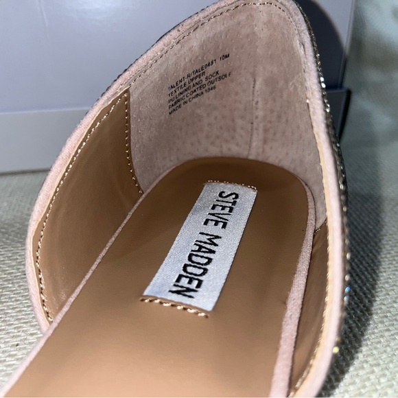 Steve Madden Talent-R Silver Rhinestone Flats, NIB - Picture 4 of 9